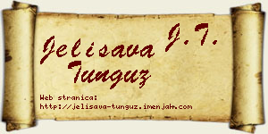Jelisava Tunguz vizit kartica